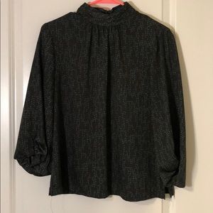 High neck blouse